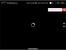 Tablet Screenshot of farinelli.com.br